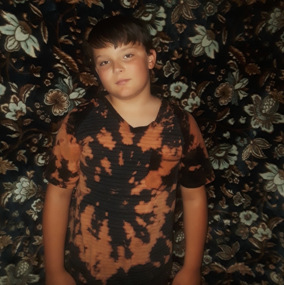 Tye dye striped shirt